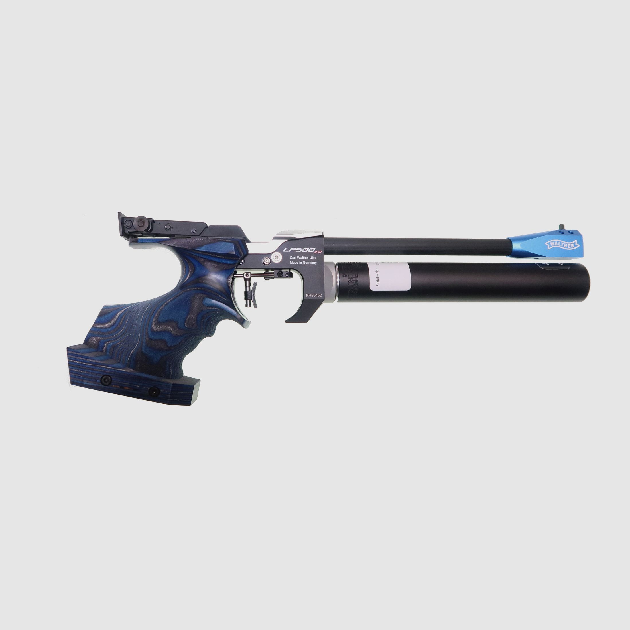 Walther LP 500 XP Blue Angel rechts, Griff Gr.M
