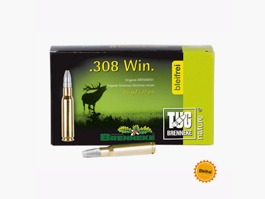 Brenneke .308 TUG Nature+ 20 rounds 147gr