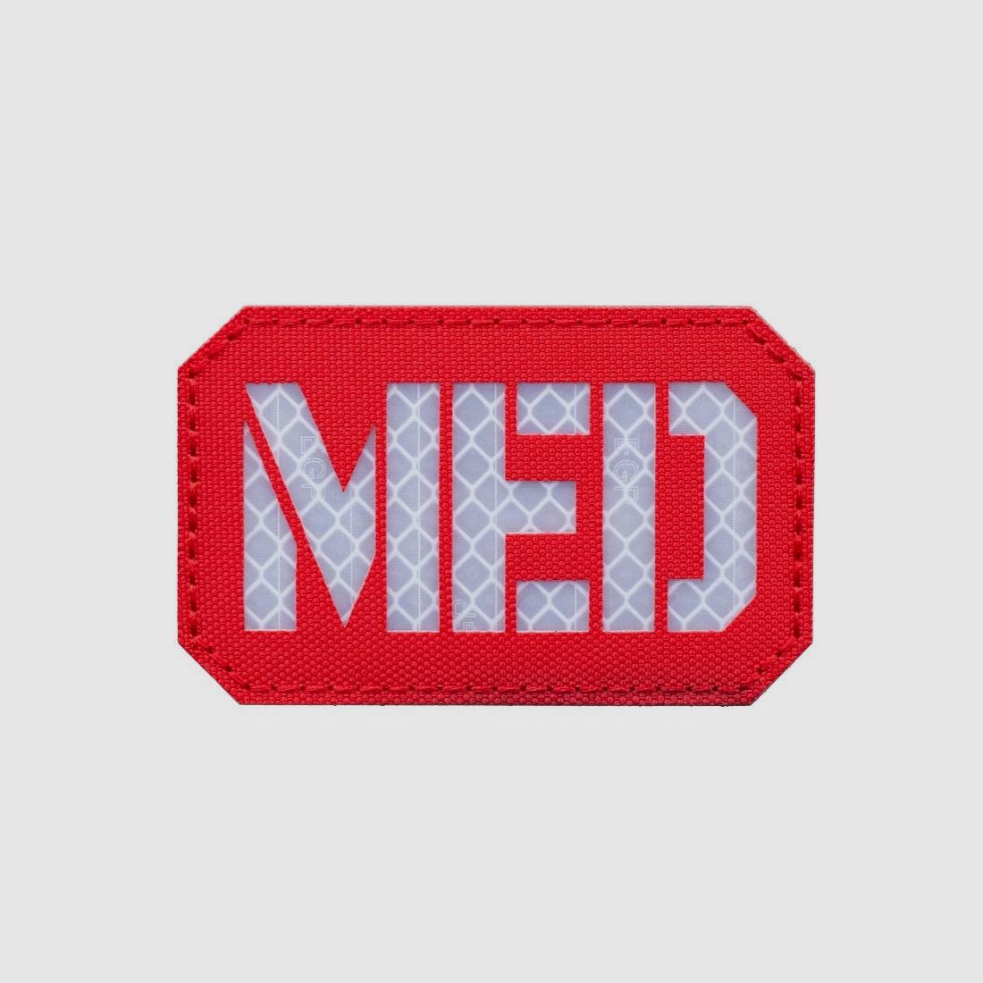 MED Reflective Patch Rot - Weiß