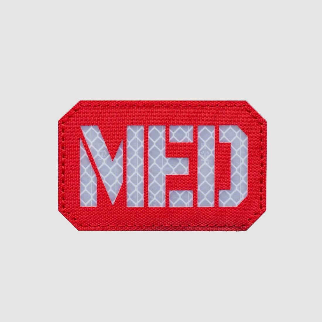 MED Reflective Patch Rot - Weiß