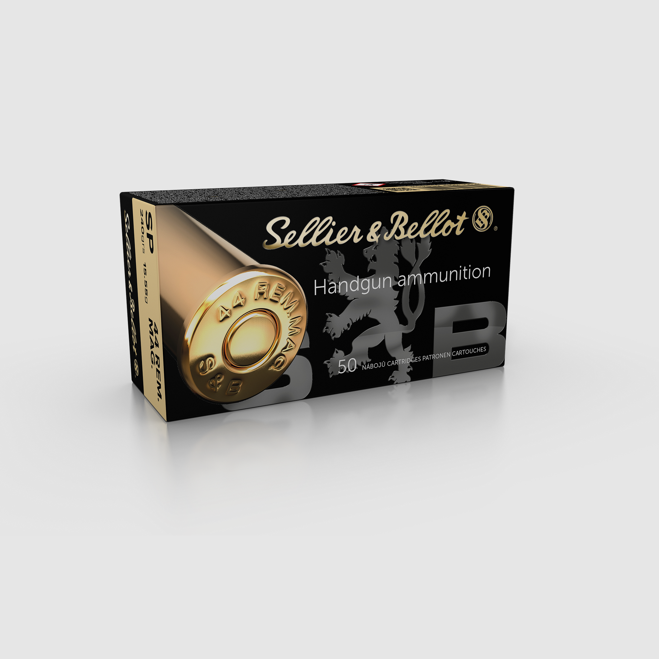 S&B .44 Magnum SP 240gr/15,6g – 50 pièces