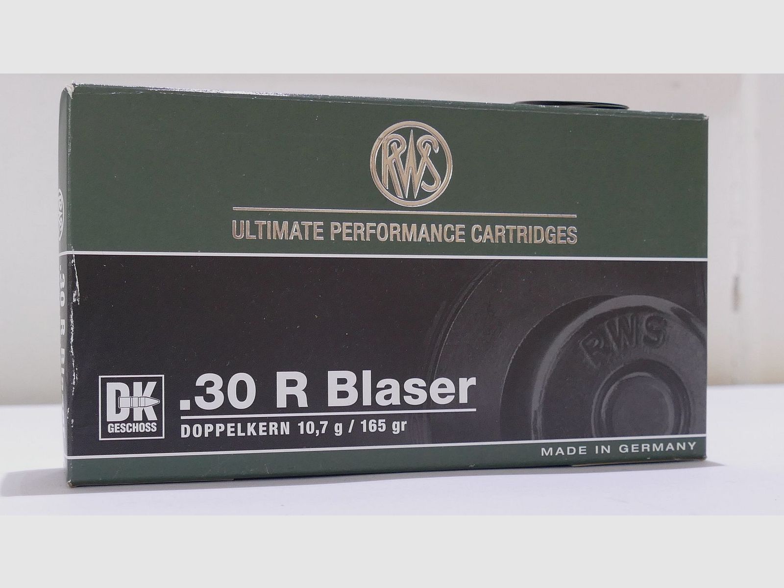 RWS .30 R Blaser DK 10.7g/165gr. Rifle Cartridges