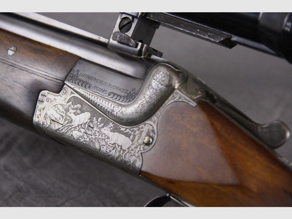 Merkel / Suhl Bock rifle with interchangeable barrel