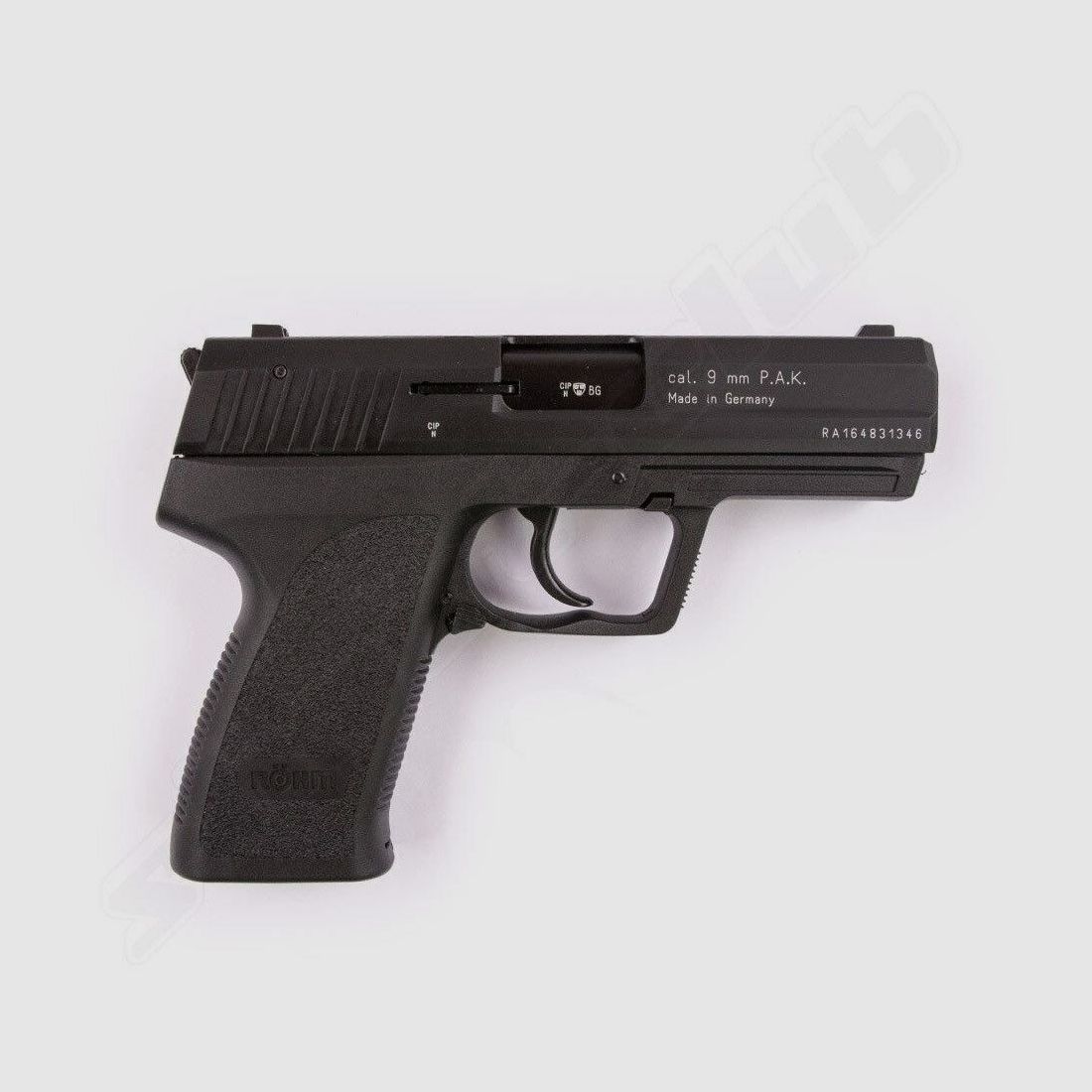 Röhm RG 96 Schreckschusspistole brüniert inkl. 50Platzpatronen
