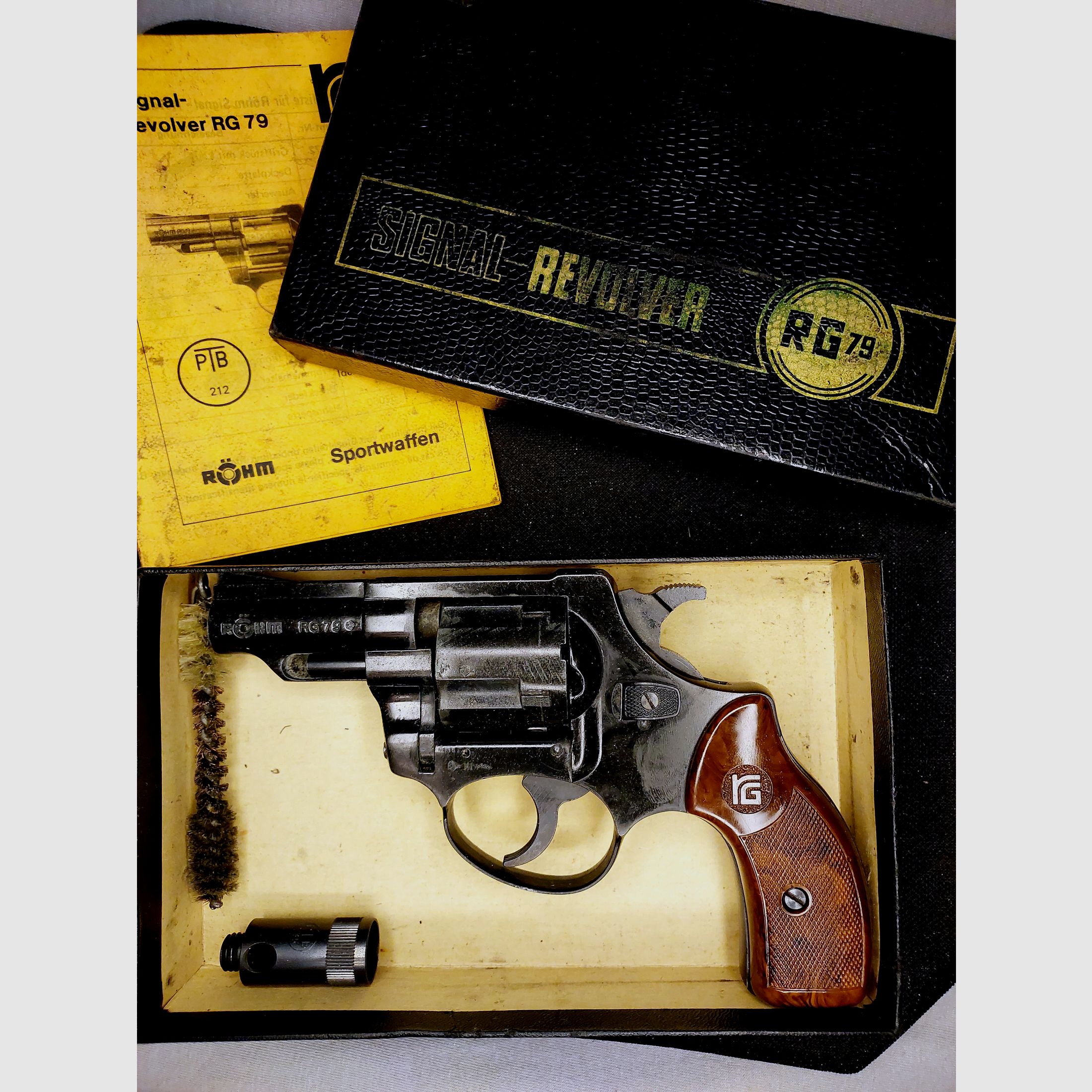 Röhm RG79 Schreckschuss Revolver brüniert (PTB 341) Rg 79 OVP