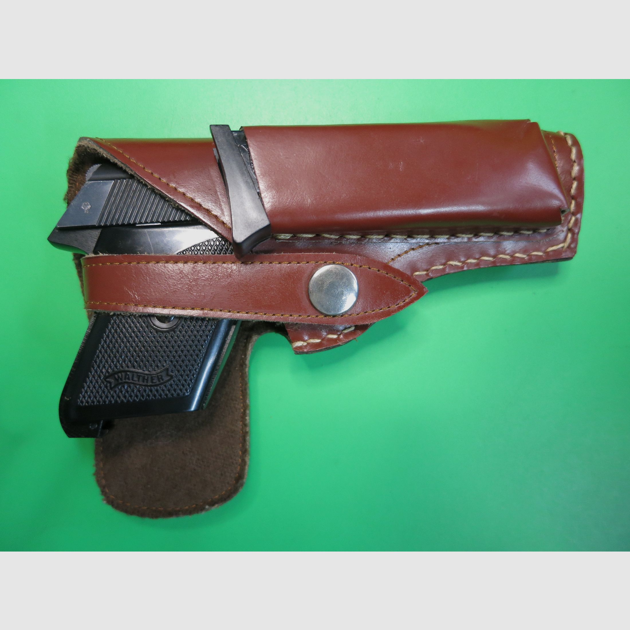 Gürtel-Holster für Taschen-Pistole wie Walther TPH, Kaliber .22lr oder ähnliche