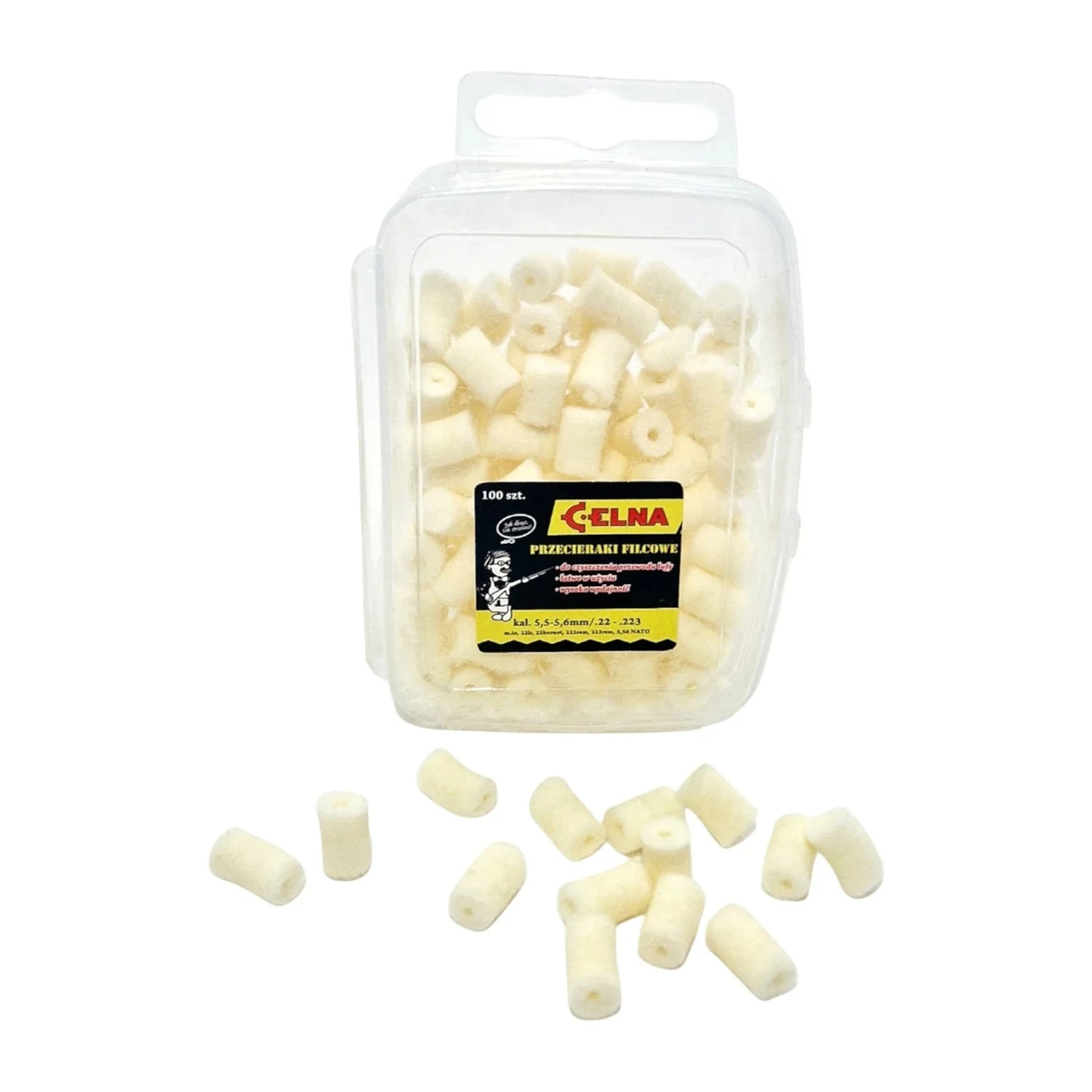Vilten wapenreinigingspropjes CELNA 5,5–5,6 mm /.22–.223