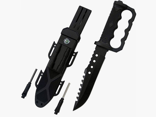 Cuchillo de supervivencia con kit de afilado cuchillo de supervivencia