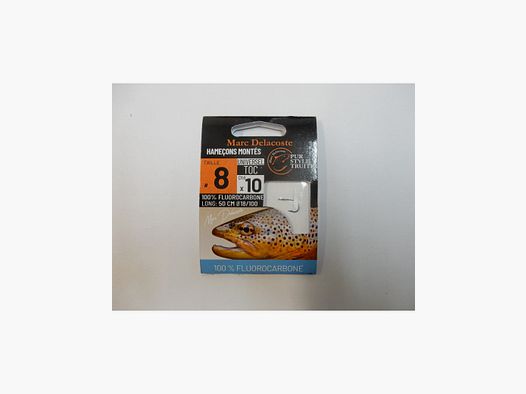 Montierter Haken DELACOSTE UNIVERSAL TOC FLUOROCARBON