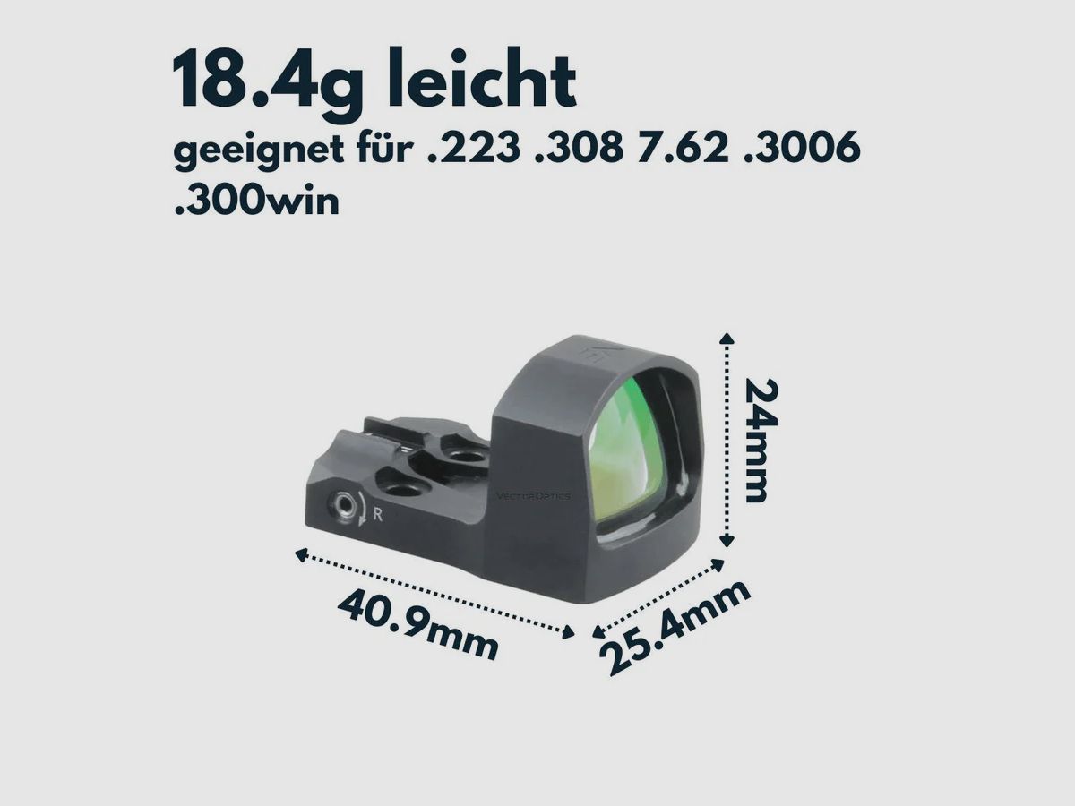 Vector Optics SCRD-G43 Frenzy-S 1x17x24 MIC Green Dot