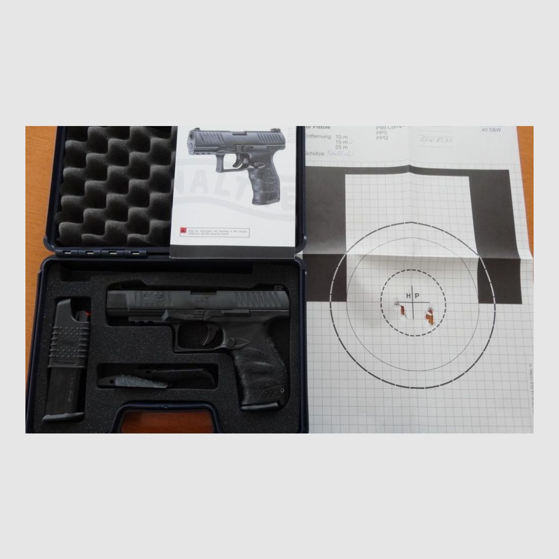 Pistolet Walther SL PPQ M2 Sport 5 pouces canon - Cal. 9 mm x 19