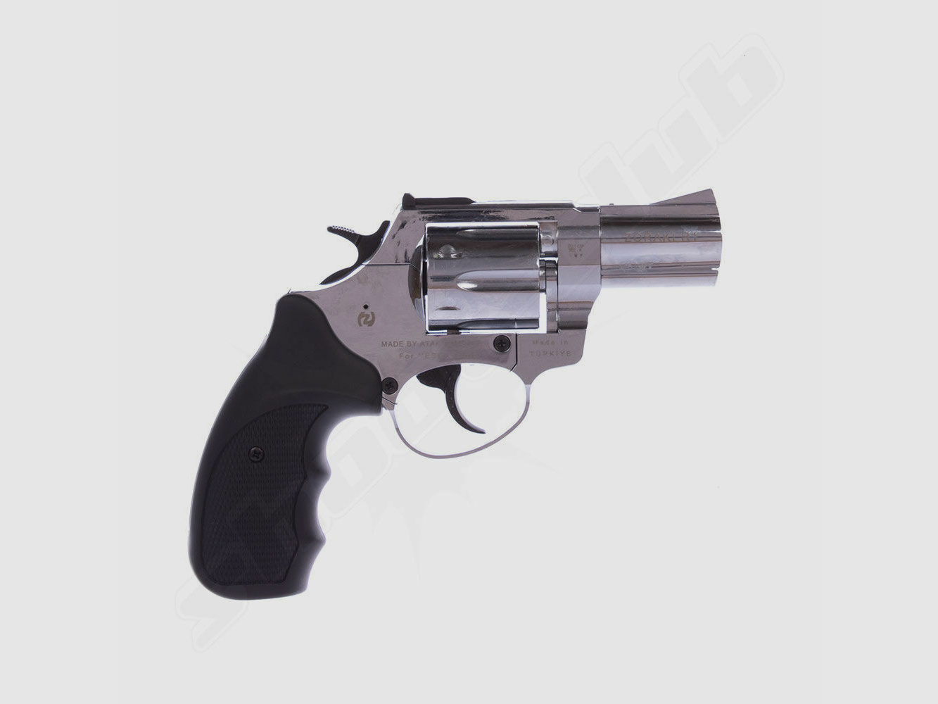 Zoraki	 R1 2,5 Zoll Chrom Schreckschus srevolver 9mm
