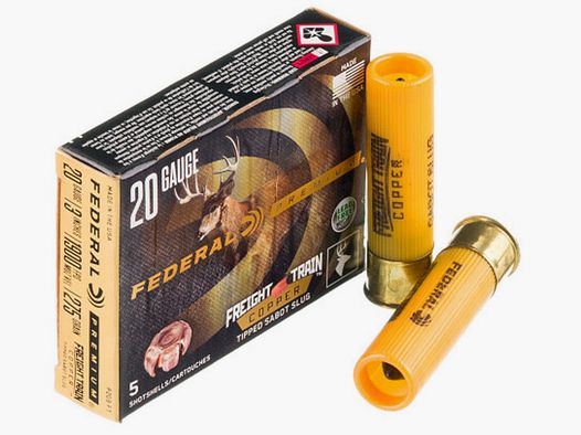 Flintenpatronen 20/76 FEDERAL Freight Train Kupfer-Sabot – 275 grains
