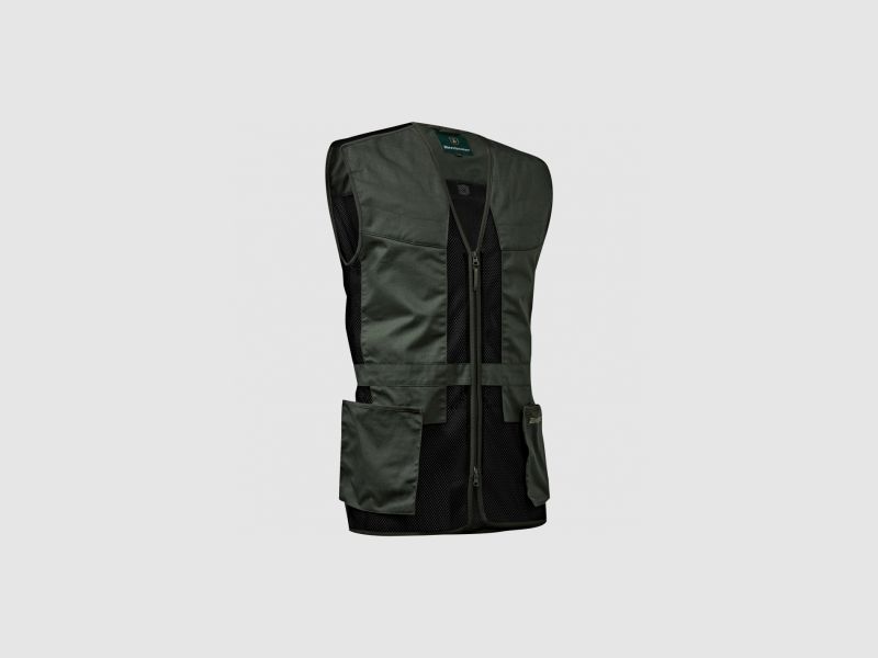 Deerhunter Unisex Atlas Mesh Gilet da Tiro Verde Scuro | 3XL