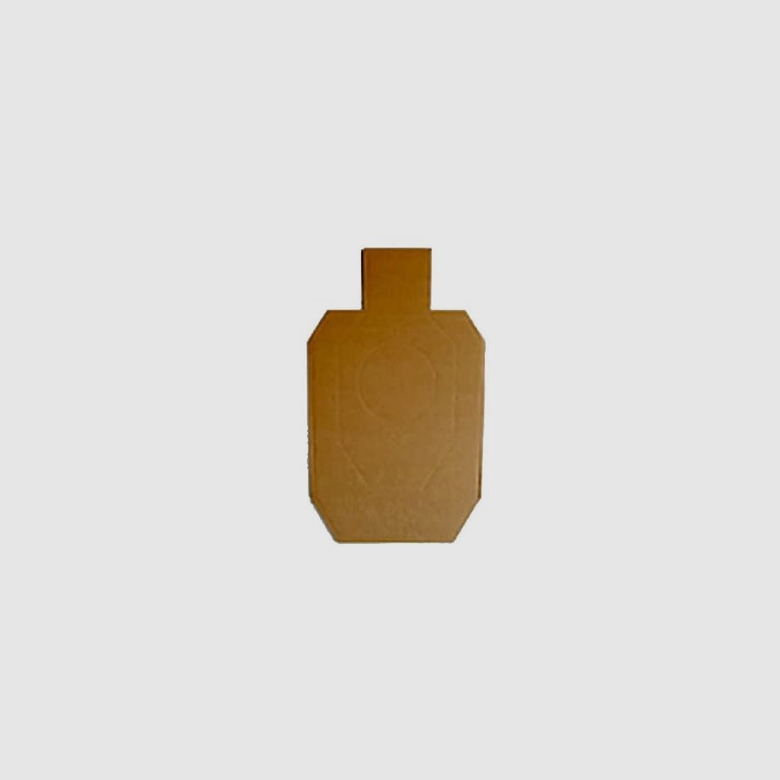 Pappe-Silhouette für IDPA PZ 50
