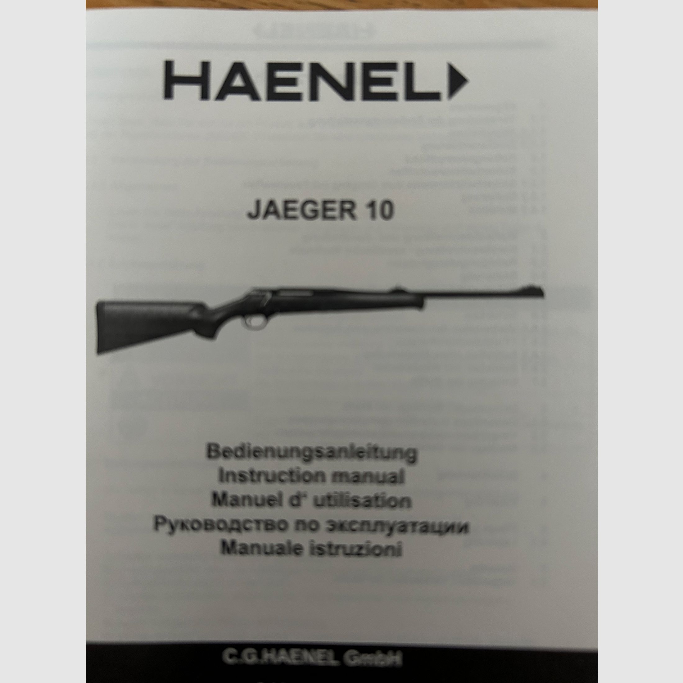 Répétiteur, Haenel Jäger 10, 308