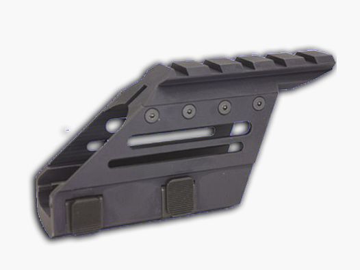CLUB 30 Montaggio per mirino a punto luminoso | Supporto per REPTILE e altri | Profilo Weaver alluminio nero