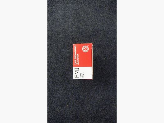 Sellier & Bellot 7,65 Browning FMJ 73 grains (x50)