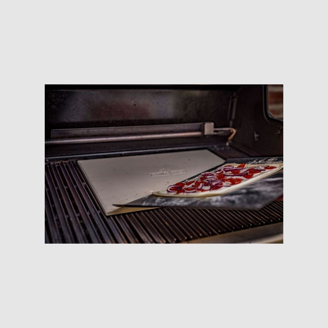 Grillfürst Pizzastein rechteckig 41 x 31 cm