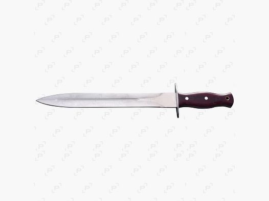 Pugnale da caccia con manico in legno laminato