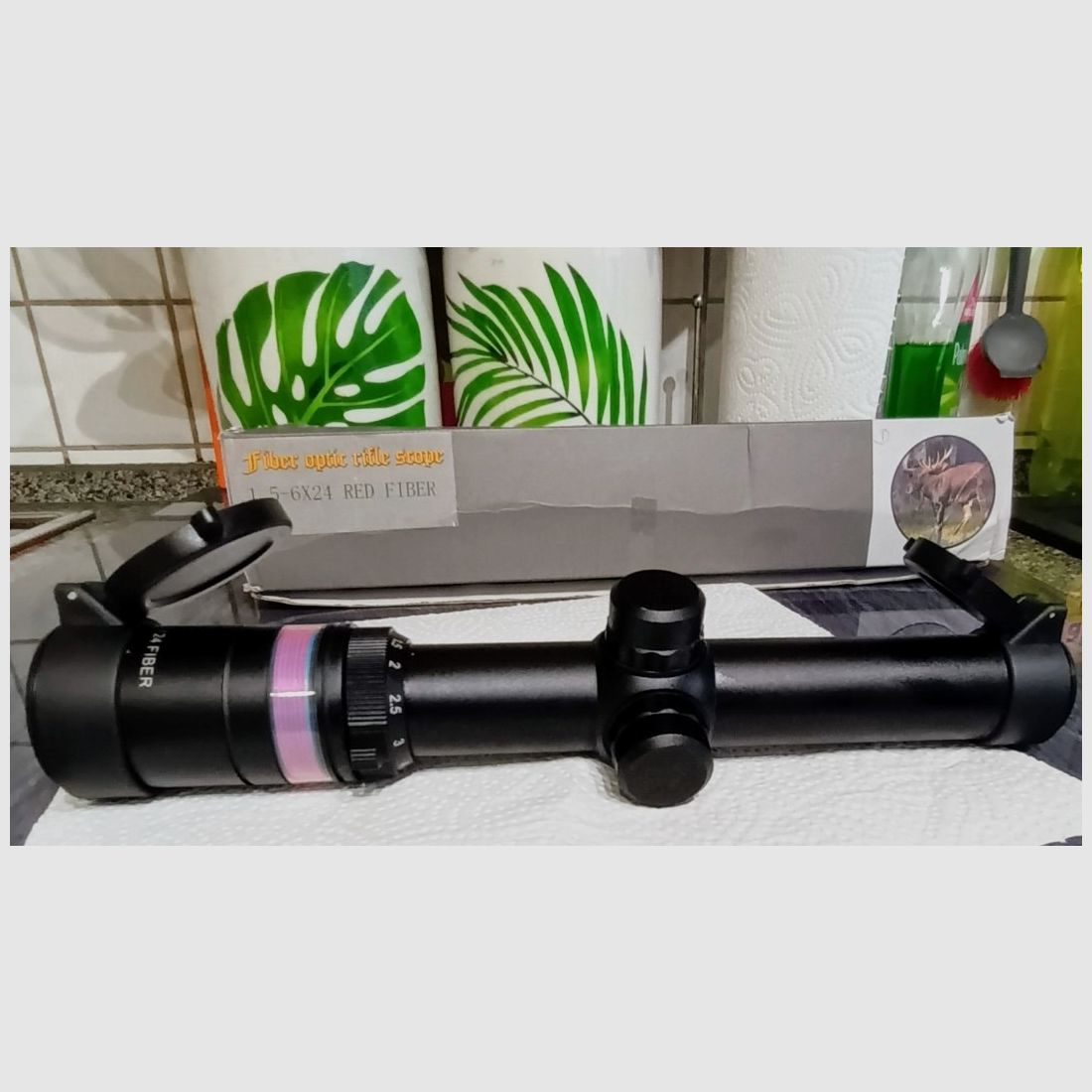 Drückjagd-Zielfernrohr 1,5-6x24 Red fiber 