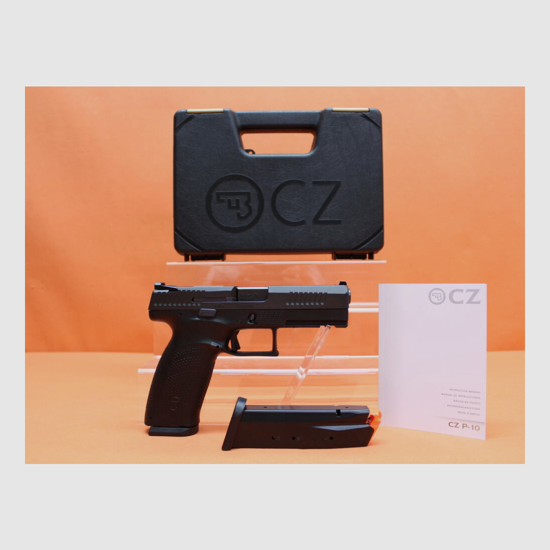 CZUB	 Ha.Pistole .45Auto CZUB CZ P-10 F 114mm Lauf/ Polymer-Griffstück/ Reservemagazin (.45ACP/.45A.C.P.)