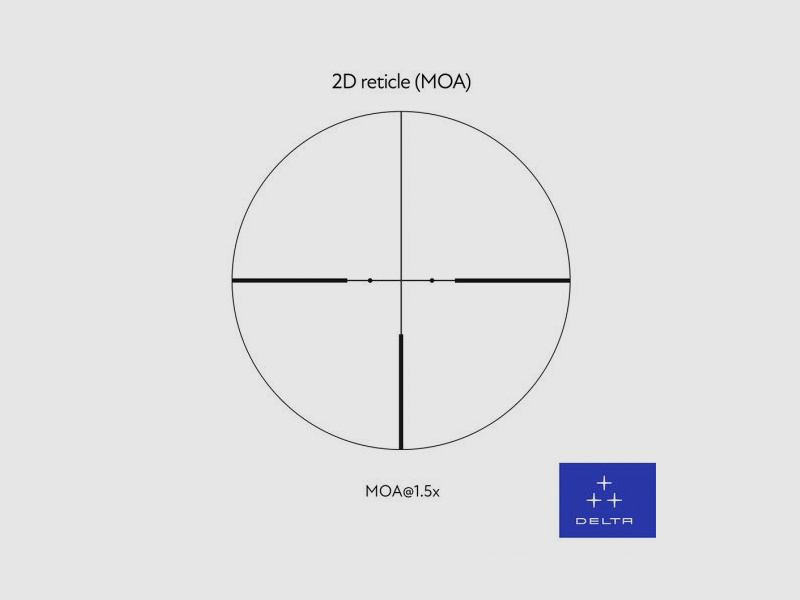 Delta Optical Titanium HD 1.5-9×45 2D