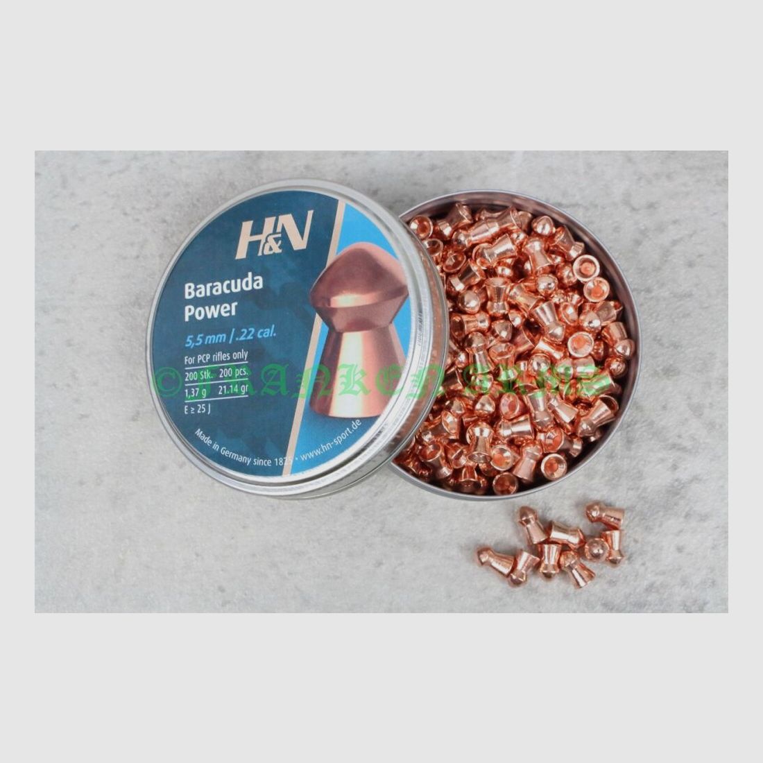 H&N Baracuda Power 5,5mm 200 piezas precios de lista