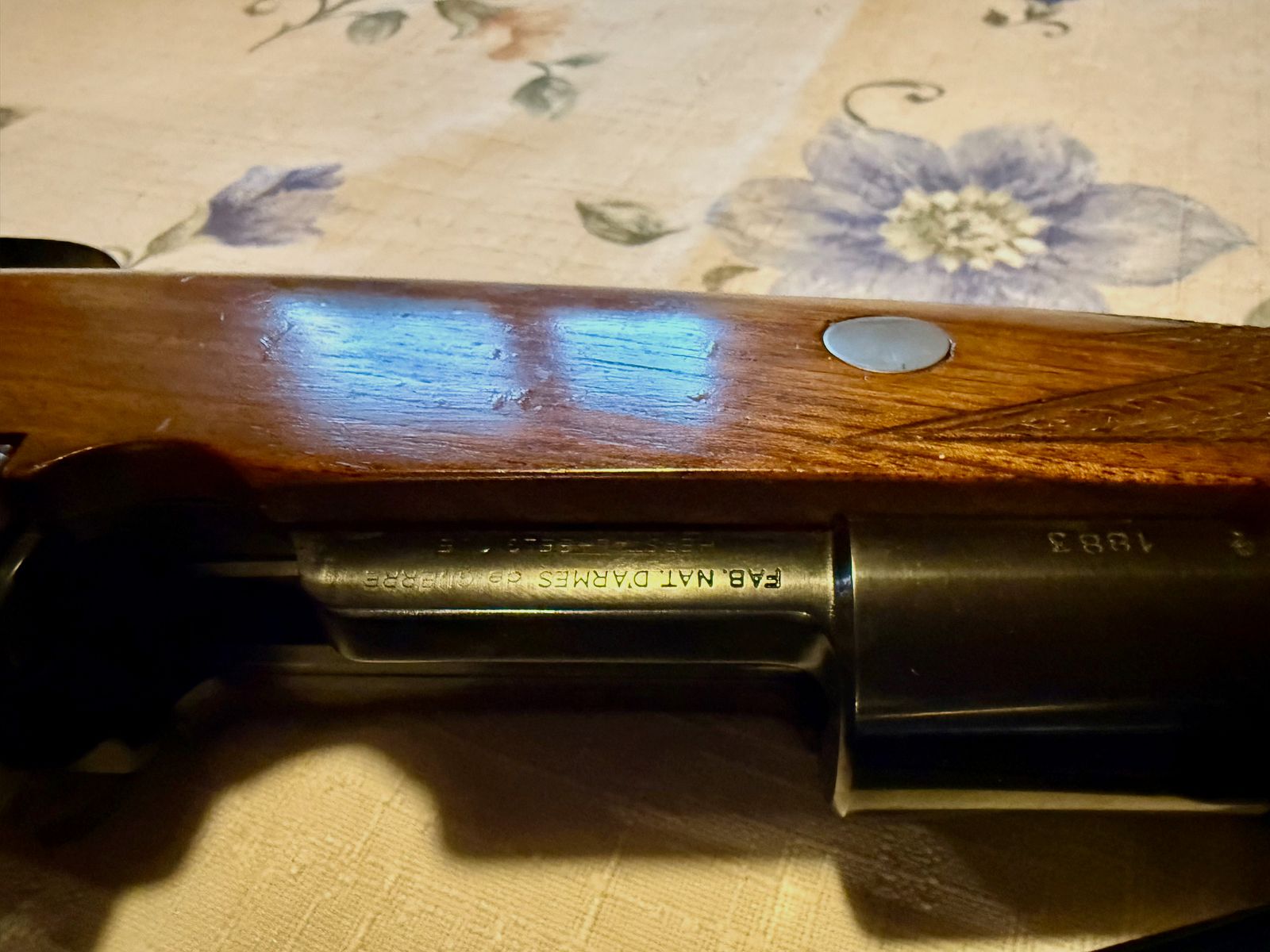 Langwaffe Fabrique Nationale d'Armes de Guerre 8x68S mit Zielfernrohr und Munition