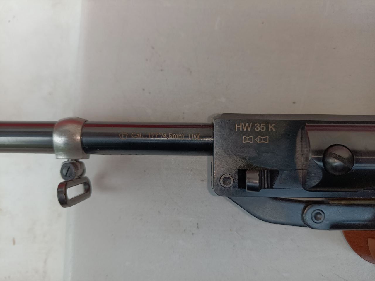 Luftgewehr Weihrauch HW 35 K Schalldämpfer Fernrohr Exportfeder