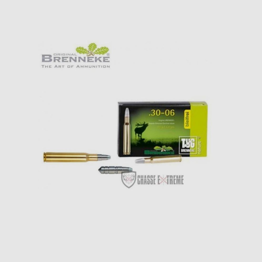 20 cartridges BRENNEKE TUG Cal 30-06 181Gr