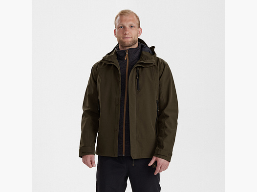 Sarek Shell Jacke mit Kapuze - Fallen Leaf – Größe: M