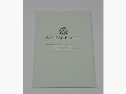 Schießkladde