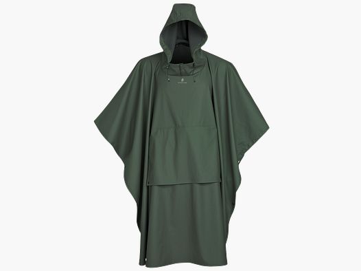 Woodline Poncho Impermeabile Verde - M/L