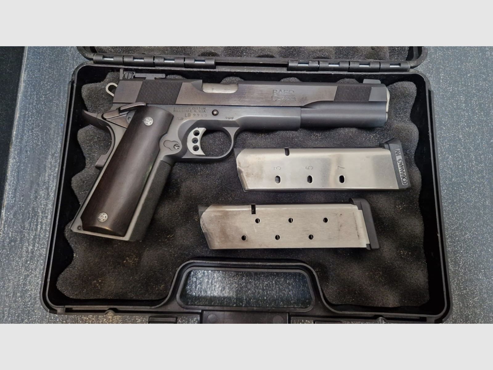 Les Baer Premier II 1911 Kaliber .45 ACP – Top-Zustand – Pistole inkl. Koffer & 2 Magazine