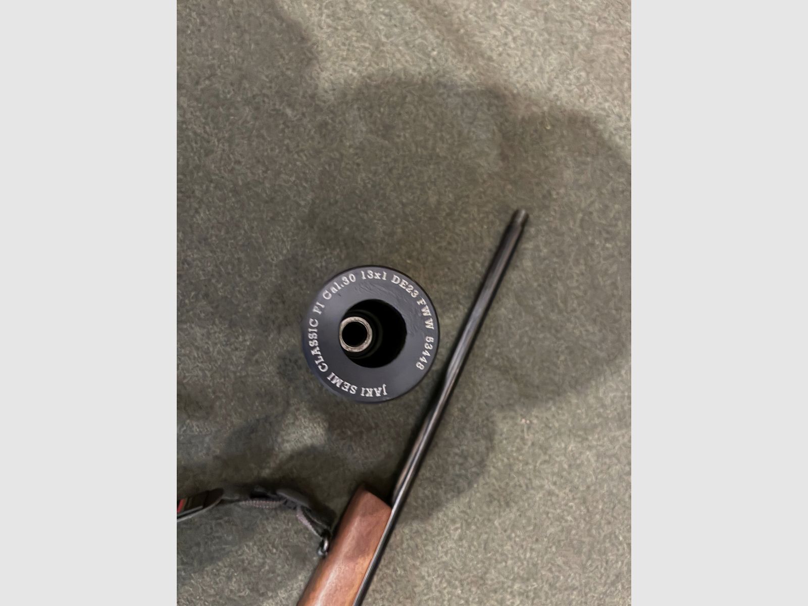 Repeater rifle Voere 7x64 with silencer and scope