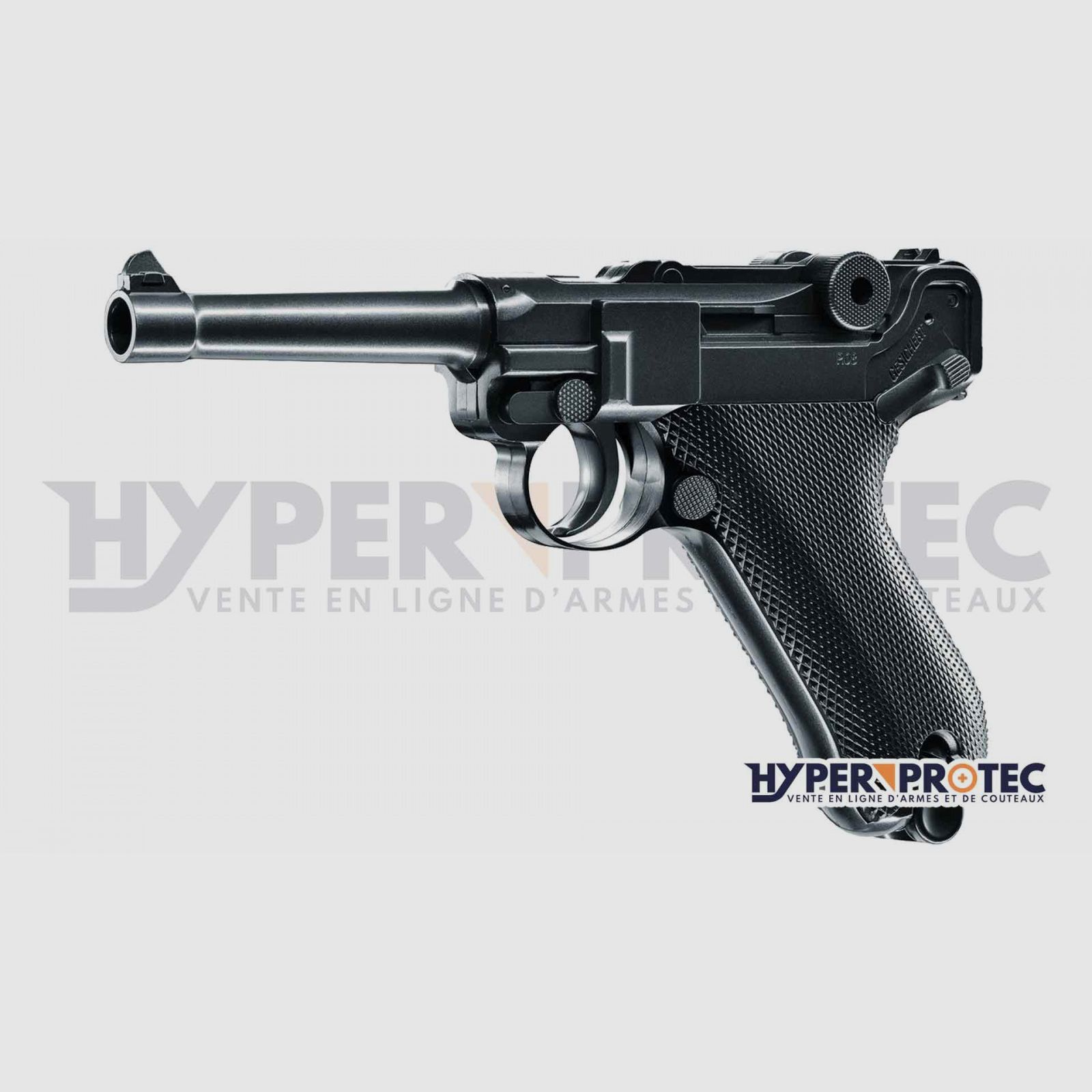 Pistolet Bille Acier Legends P08 Blowback, image 3 sur 5