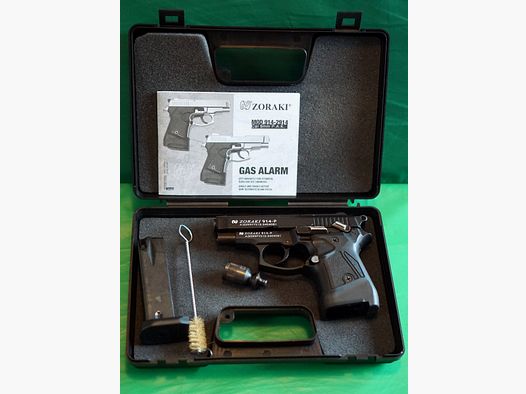 Zoraki 914-P brüniert Schreckschuss Pistole 9mm P.A.K. PTB (1070) neu!