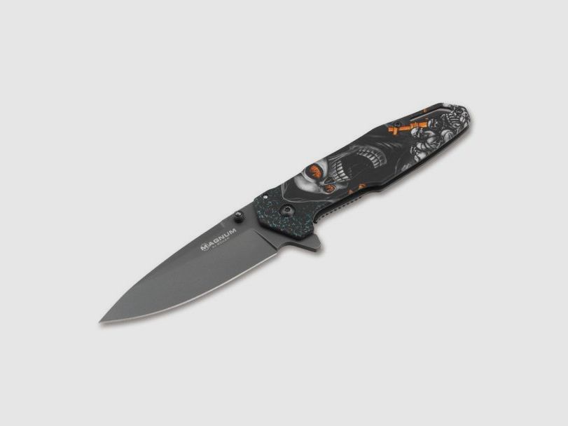 Böker Magnum Screaming Skull zakmes, afbeelding 1 van 4