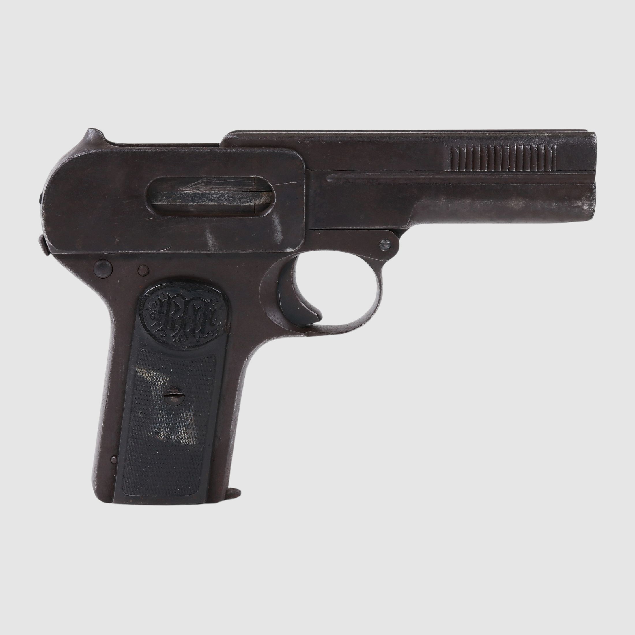 Dreyse 1907 Rheinische Metallwaren & Maschinenfabriken, calibre 7,65mm Browning || Pistola
