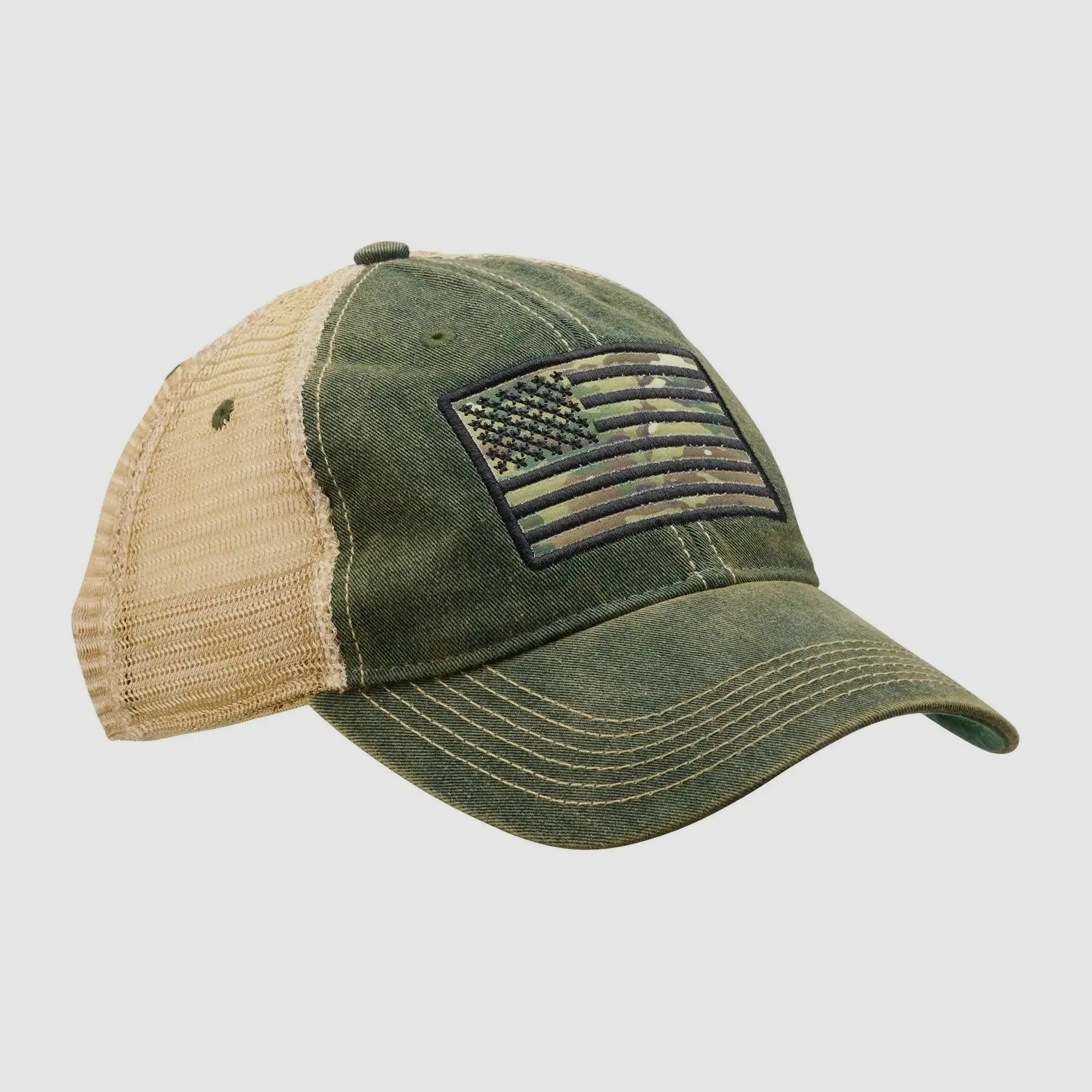 7.62 Design 7.62 Design Cap Camo Flag Trucker Hat oliv