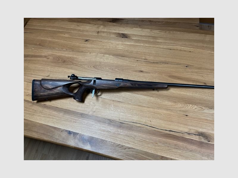 Mauser M 12 Max, Lochschaft, verstärkter Lauf, Lauf mit Mündungsgewinde 15x1, mit Handspanner Kaliber 30-06 Spring, Sonderpreis