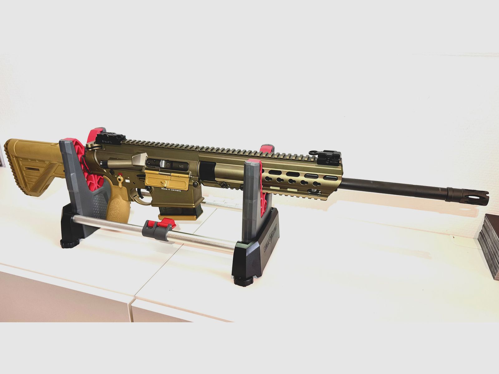 Heckler & Koch MR308 A3 Slimline 16,5" FDE Sandfarben Neuwertig 