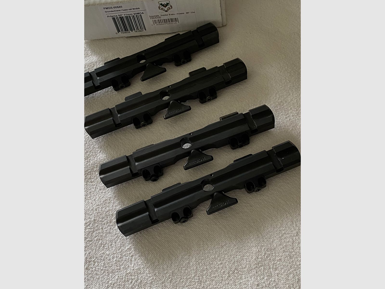 Dentler base mount Picatinny system