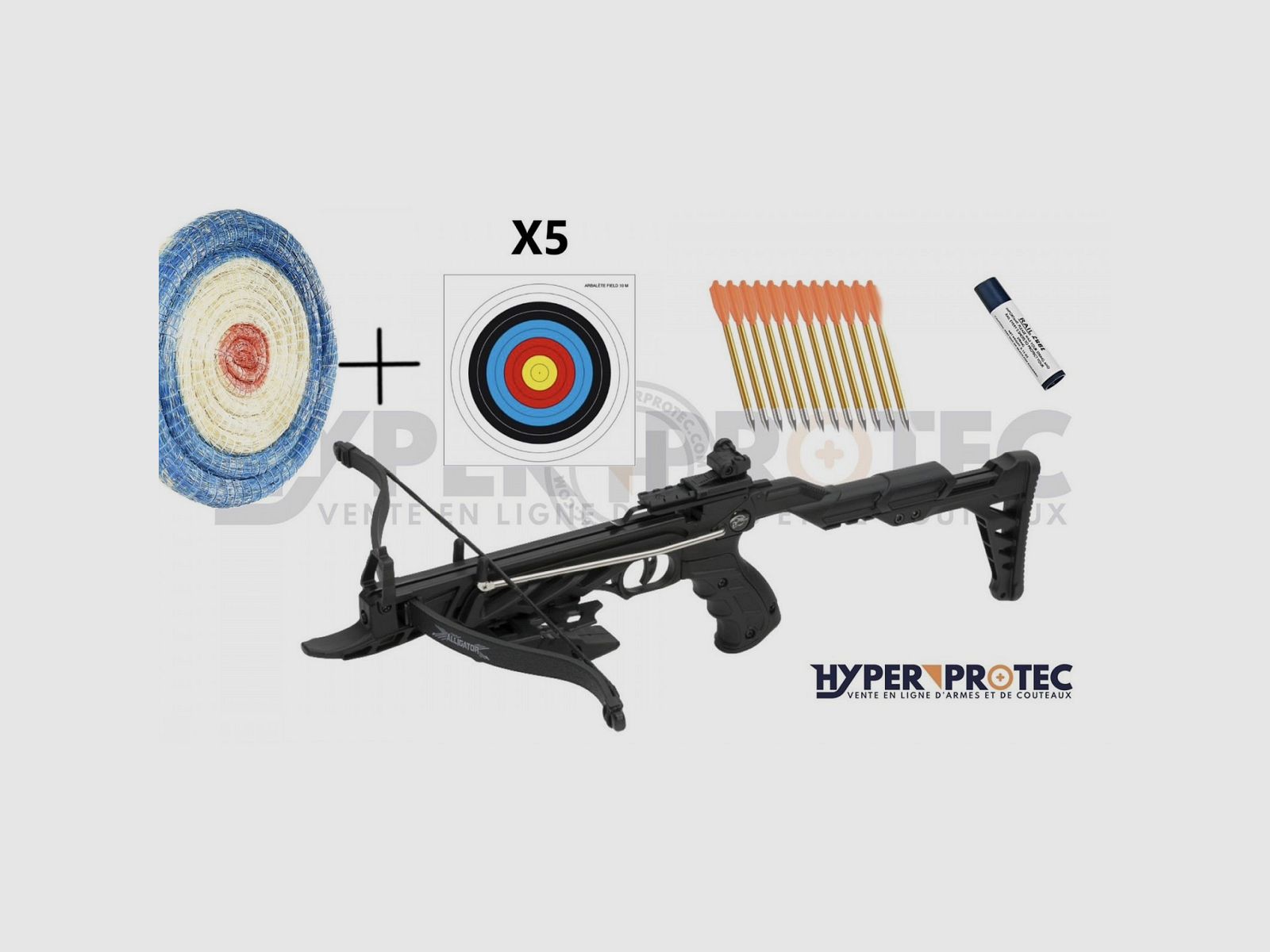 Sommerpaket Pistole Armbrust Alligator Tactical 80 lbs