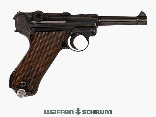 Walther P08 9mmLuger ,1942, nummerngleich