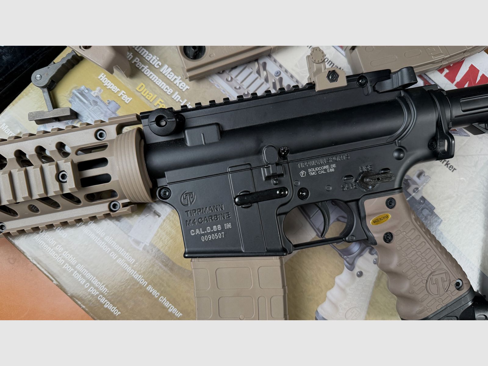 Tippmann TMC .68 RAM Marker / Set M4 Carbine – molti accessori – ottime condizioni