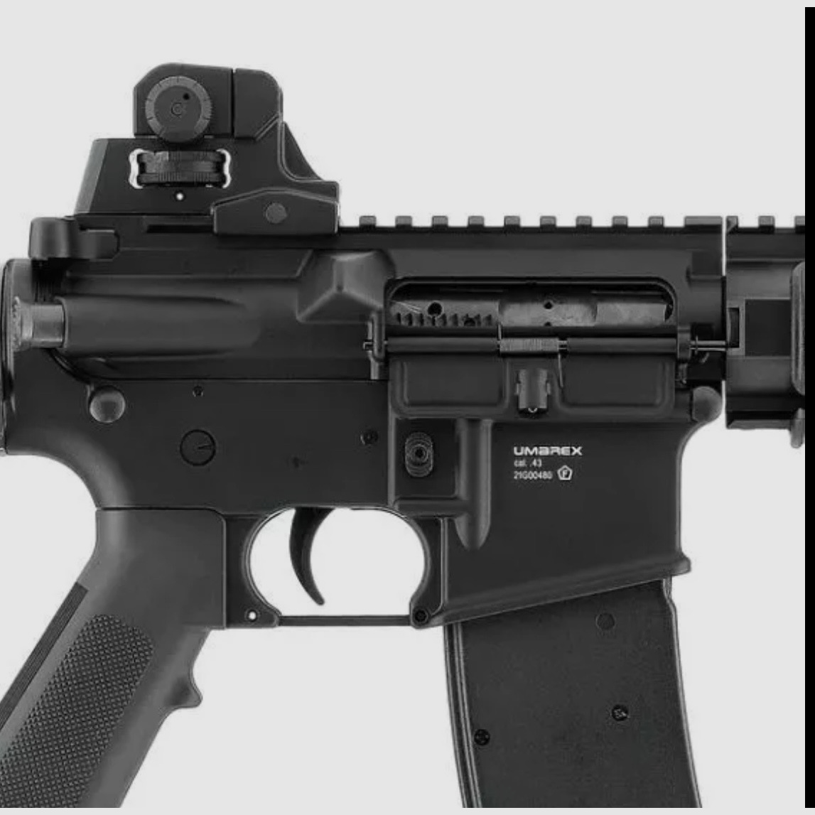 RAM-Sturmgewehr Umarex T4E TM4 RIS Semi-Auto .43 7,5J mit Zielvisier Rotpunkt