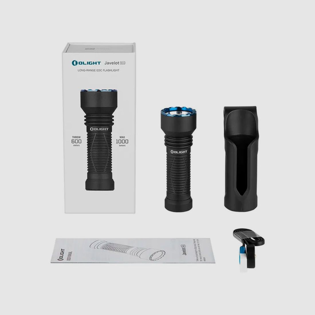 Wiederaufladbare LED-Taschenlampe Javelot Mini 1.000 Lumen Olight, Bild 2 von 4