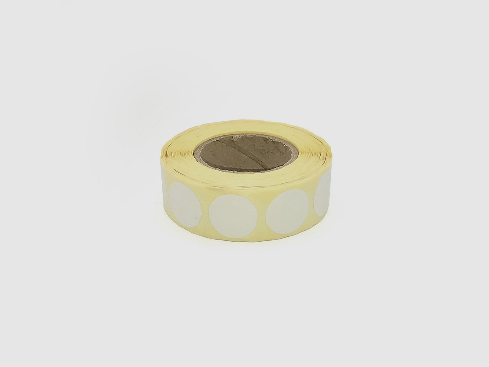 Witte schietschijfstickers 20 mm, 1000 stuks